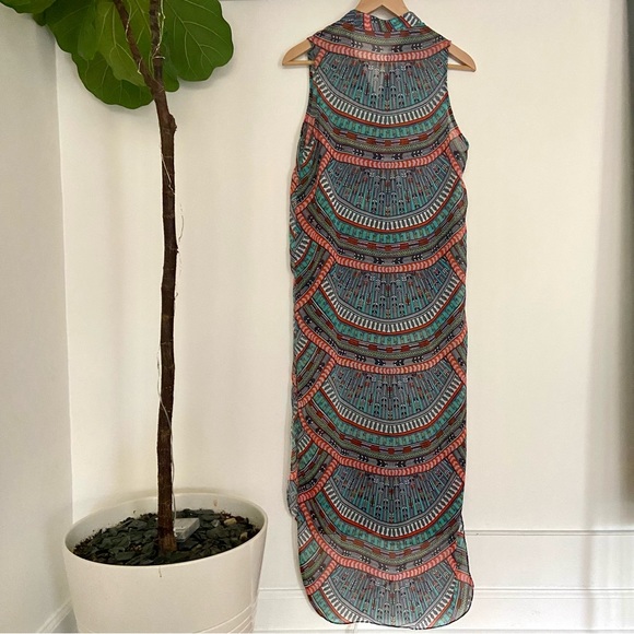 Mara Hoffman Multicolored Maxi Dress Coverup size M - Picture 5 of 9